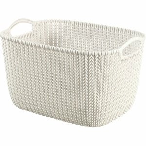 Curver Knit tároló kosár 19 L, krémszínű