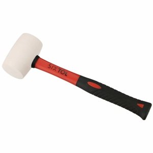 Sixtol TPR HAMMER gumikalapács, fehér, 220 g, 285 mm