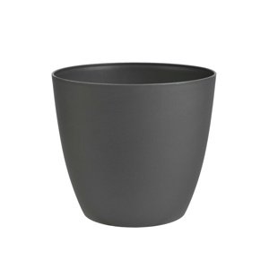 Gardenico Ella matt virágcserép antracit, 18 cm átmérőjű