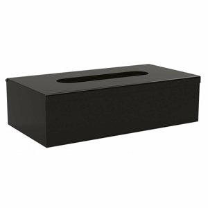 SAPHO XP009B X-kör alakú papírzsebkendő-adagoló 25x 13 x 7,3 cm, fekete