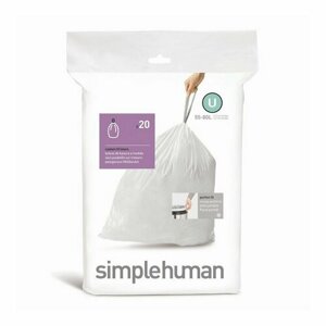 Simplehuman szemeteszsákok U 55-80 l, 20 db