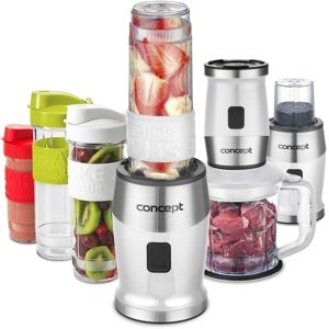 Concept SM3391 Fresh&;Nutri multifunkciós turmixgép, fehér, 700 W, 2 x 570 ml + 400 ml palack