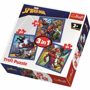 Trefl Puzzle Spiderman, 3 az 1-ben