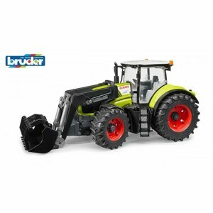 Bruder Traktor Claas Axion elülső rakodóval,44,5 x 18 x 20,5 cm