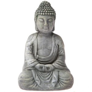 Buddha betonszobor, 19 x 12 cm