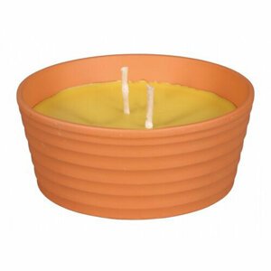 Citronella Sirius gyertya 850 g, 2 kanócos, terrakotta