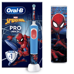 Oral-B Vitality Pro Kids Spiderman elektromos fogkefe utazótokkal