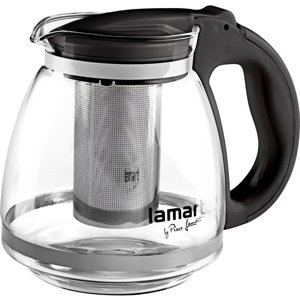 Lamart LT7027 Verre teáskancsó 1,5 l, fekete