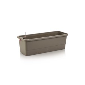 Gardenico önöntöző virágláda Smart System Gardenie taupe, 40 x 19 x 22,5 cm