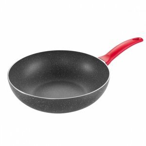 Tescoma Wok Manico Rosso 28 cm, piros,