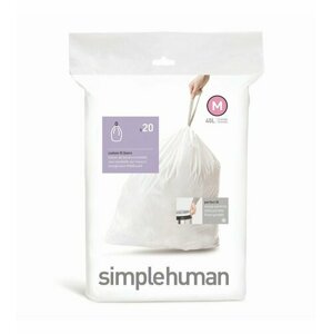 Simplehuman zsák szemeteskosárba M 45 l, 20 db